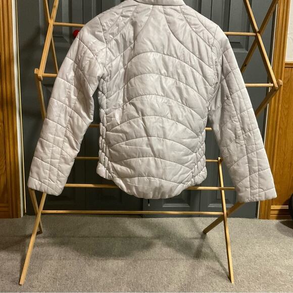 Obermeyer Girls Puffer  Jacket Size M (10-12) Light Gray - Picture 8 of 14